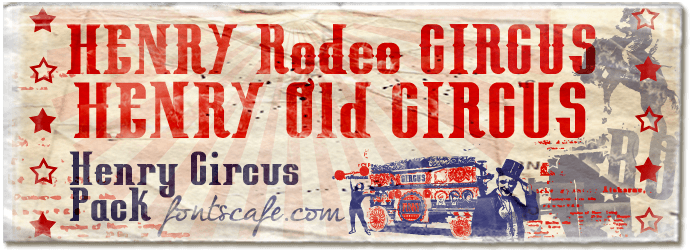 Henry Circus Pack  fonts | Fonts Cafe
