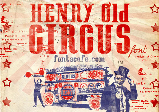 Henry Old Circus font | Fonts Cafe