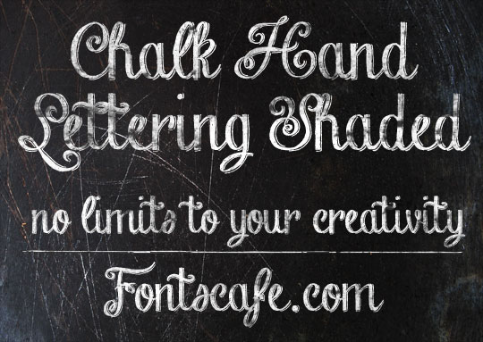 Chalk Hand Lettering Pack 3 Font Savings Bundle Fonts Cafe