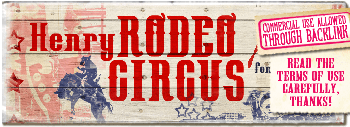 "Henry Rodeo Circus" font