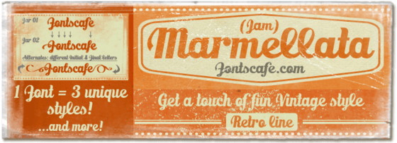 "Marmellata (Jam) Pack" font