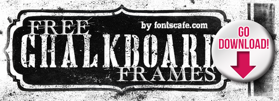 Free Chalkboard frames