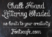 chalk writing font